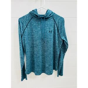 Under Armour Womens Velocity Wordmark Hoodie Size Medium Blue